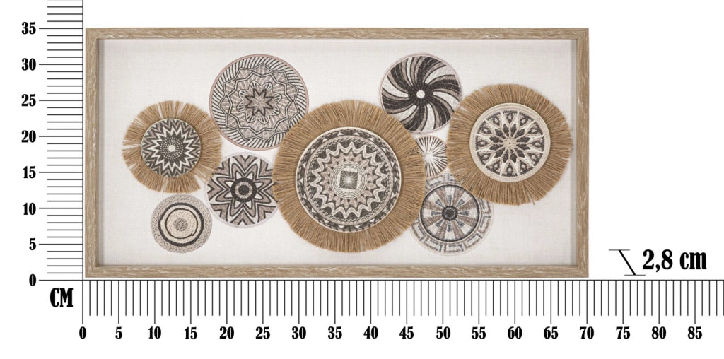 Stampa Artistica Marcy su Tela - 70x2,8x35 cm