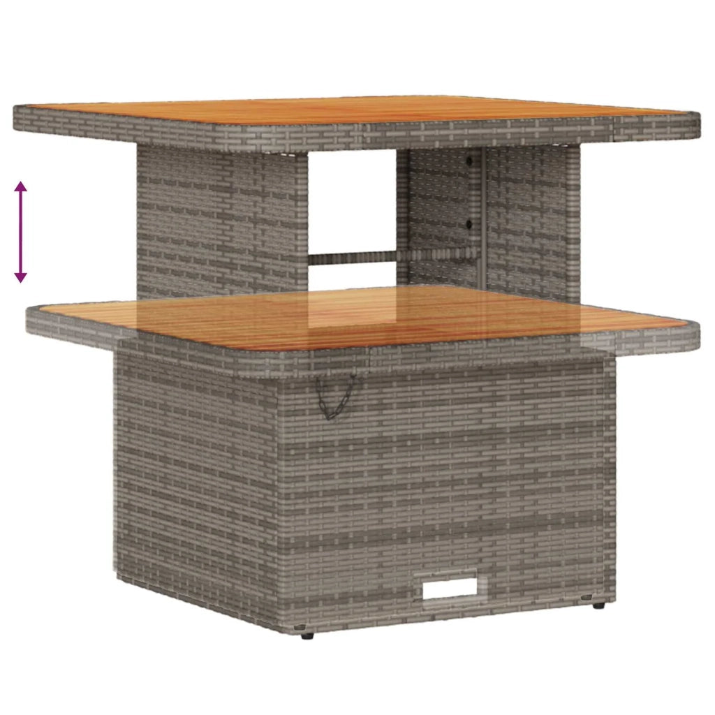 Set Divano da Giardino 10 pcs Grigio polyrattan 3363008