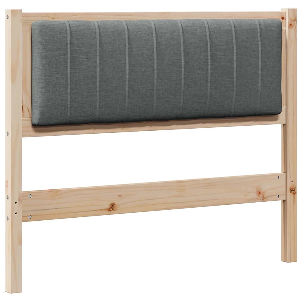 Testiera | Testata imbottita con Testiera | Testata Marrone 100 cm Pino massello
