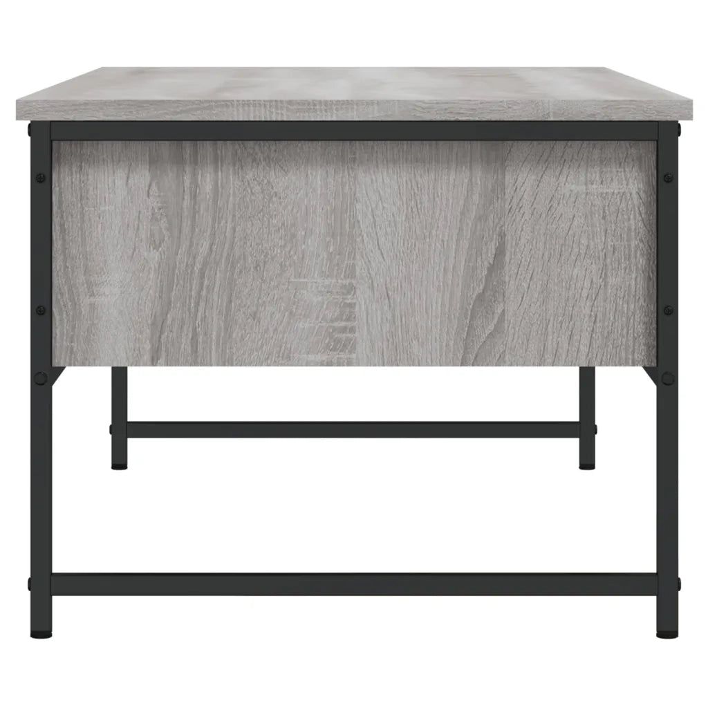 Tavolino Salotto Grigio Sonoma 101x49x39,5 cm Legno Multistrato 837740