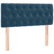 Testiera | Testata Blu scuro 90x7x78/88 cm in Tessuto