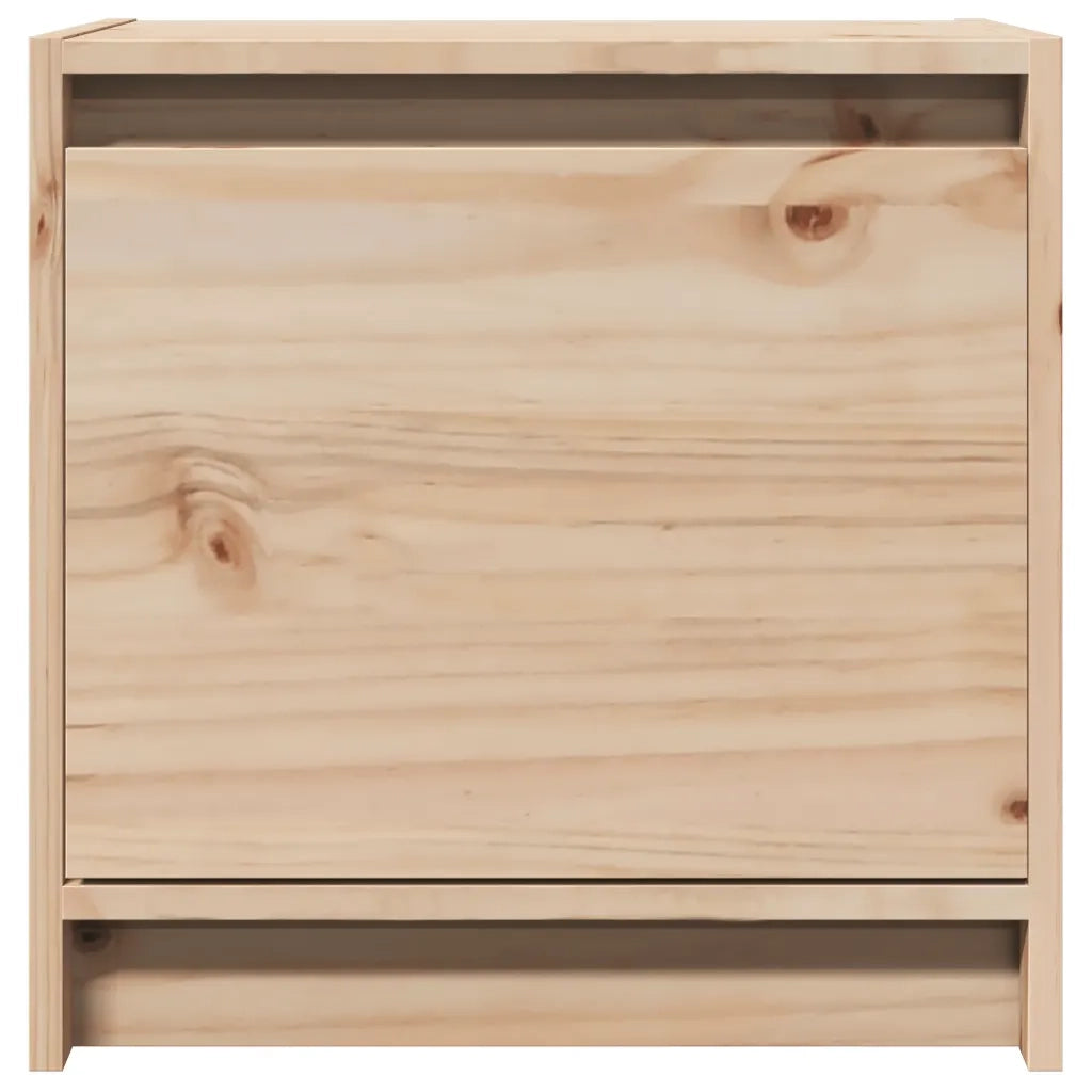 Comodino 40x30,5x40 cm in Legno Massello di Pino 808113