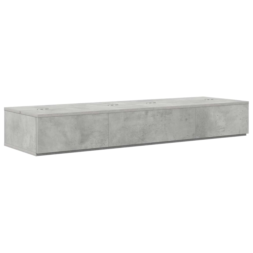 Scrivania studio Grigio Cemento 130 x 40 x 19,5 cm 8006679