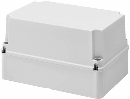 Distributore a Contatto Plano - Alta Corona - IP56 - Dimensioni Interni 300x220x180 - Senza Ingresso Cavi - Colore Grigio RAL 7035, GW44219