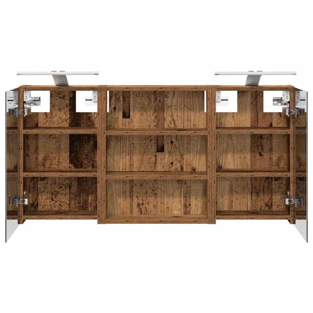 Set di Armadi da Bagno con lo scaffale 3 pcs 100 x 10,5 x 50 cm 3403694