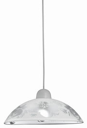 Lampada a sospensione Candellux Beris bianca Ø30 E27