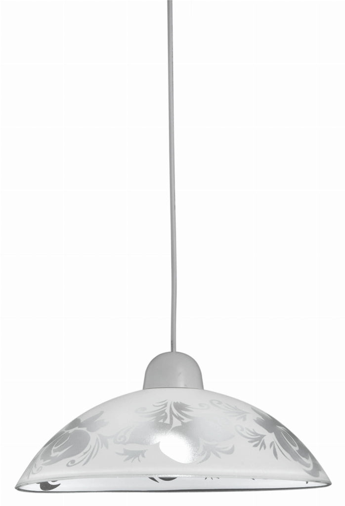 Lampada a sospensione Candellux Beris bianca Ø30 E27
