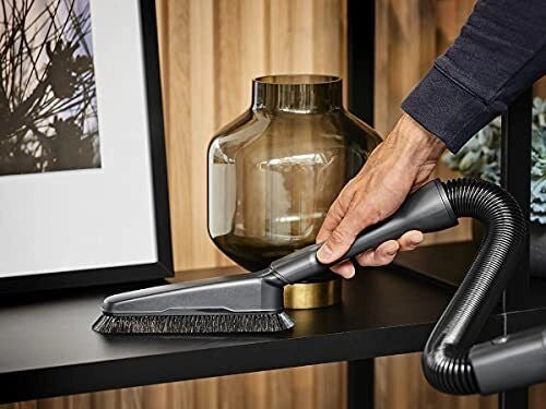 AEG AKIT23 Kit di accessori Universale per aspirapolvere 4 pezzi con tubo flessibile bocchetta fessure 27 cm spazzola mobili e piccola bocchetta colore Nero