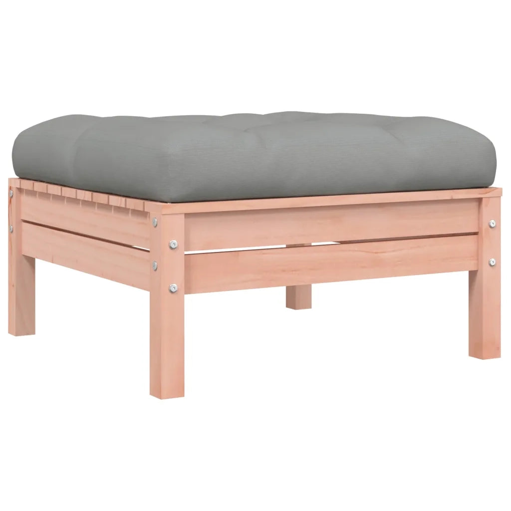 Set Divani Giardino 4 pz Cuscini Legno Massello Abete Douglas 3299382