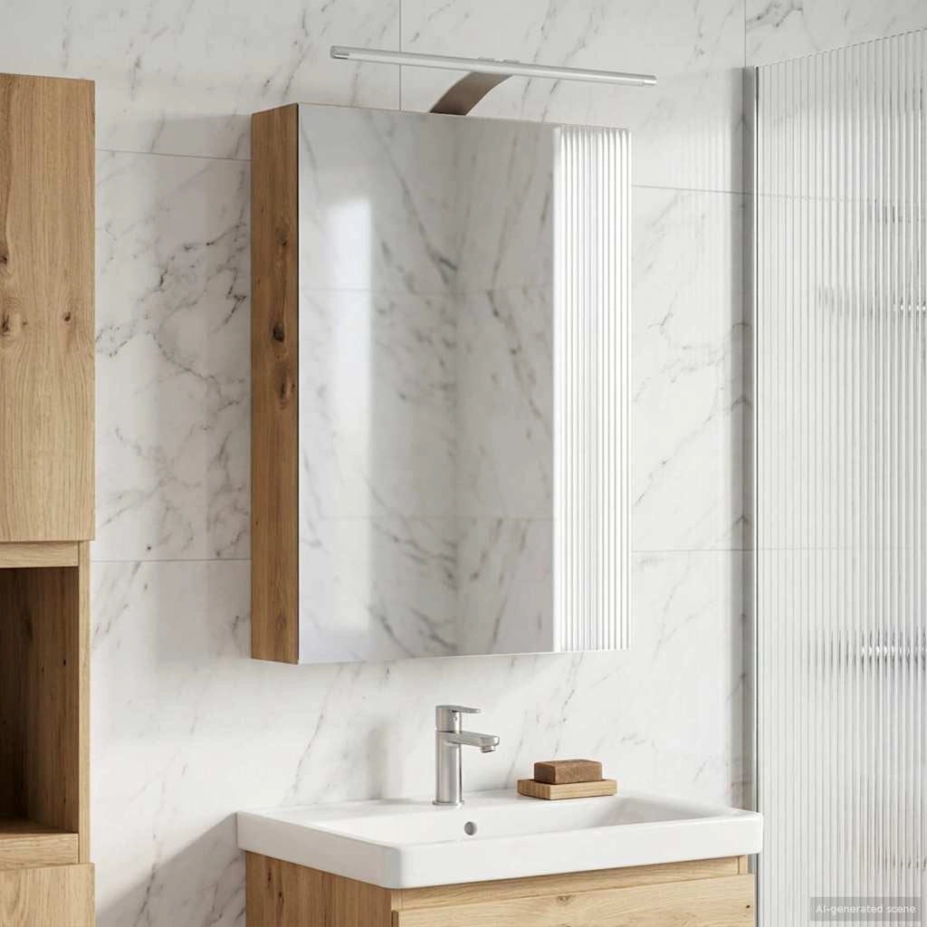 Mobiletto per specchio da bagno Rovere Artigianale 889038