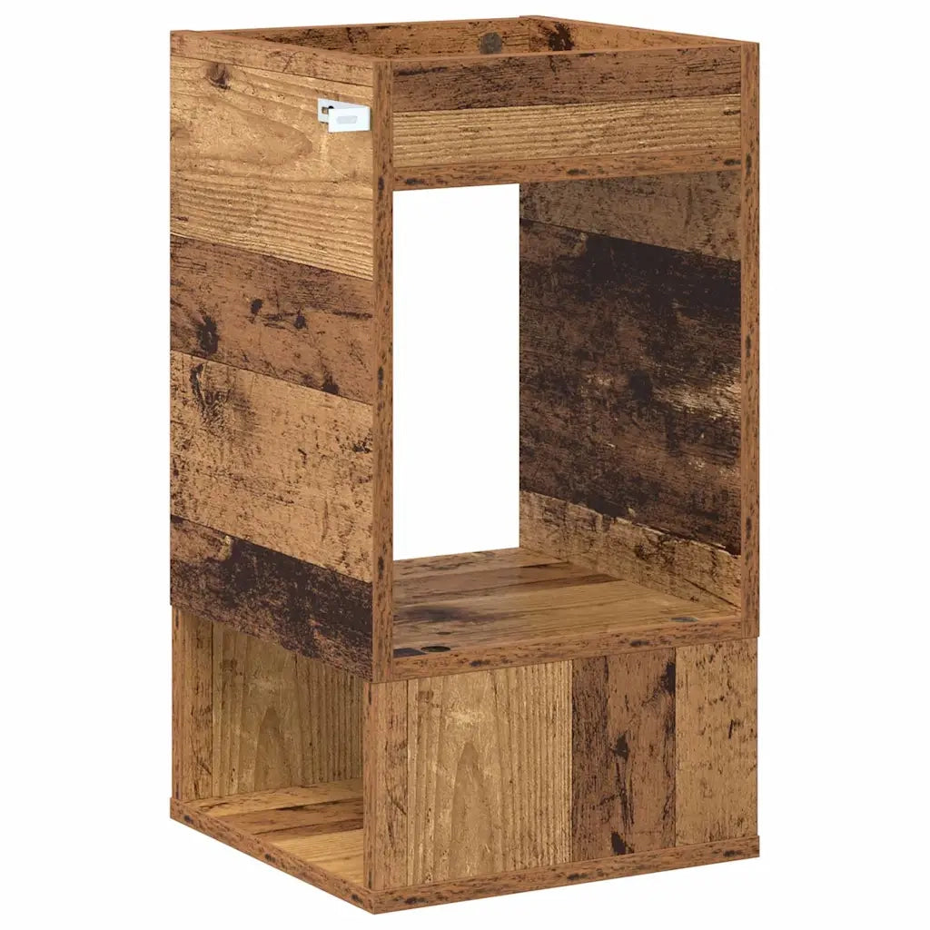 Tavolino 2 pcs Legno vecchio 30 x 30 x 56 cm Legno multistrato 890941