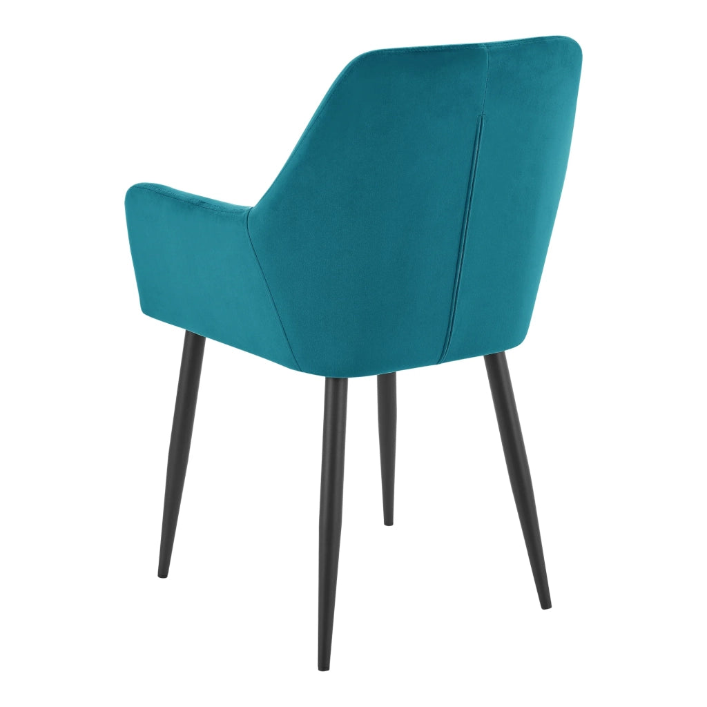 Set di 2 sedie da pranzo 86 x 57 x 56 cm blu turchese 03_0006727
