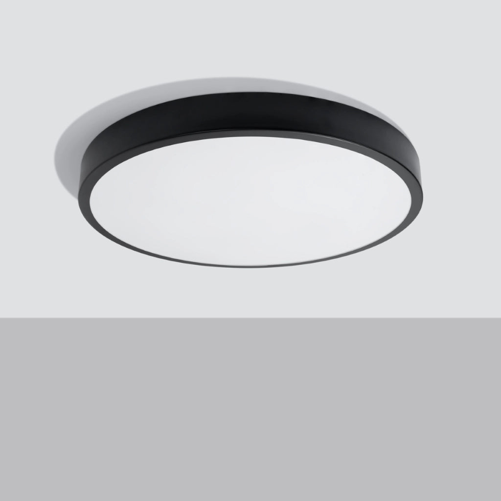 Lampada da soffitto a LED Onyx Deep Space 65W 5177lm 3000K Alluminio nero