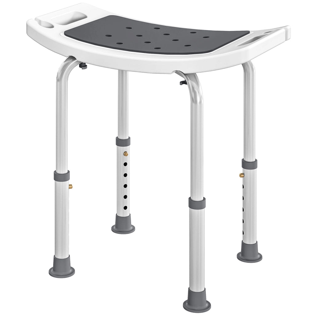 Sgabello da Doccia Regolabile ¨C Minimal ¨C Grigio 39-52cm