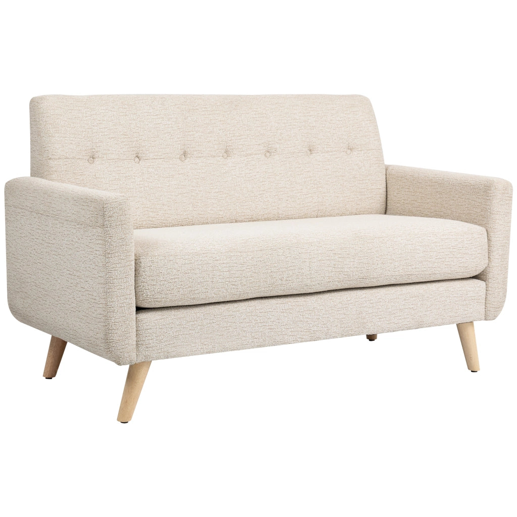 Divano 2 posti ¨C Minimal ¨C Tessuto Beige 134x71x82