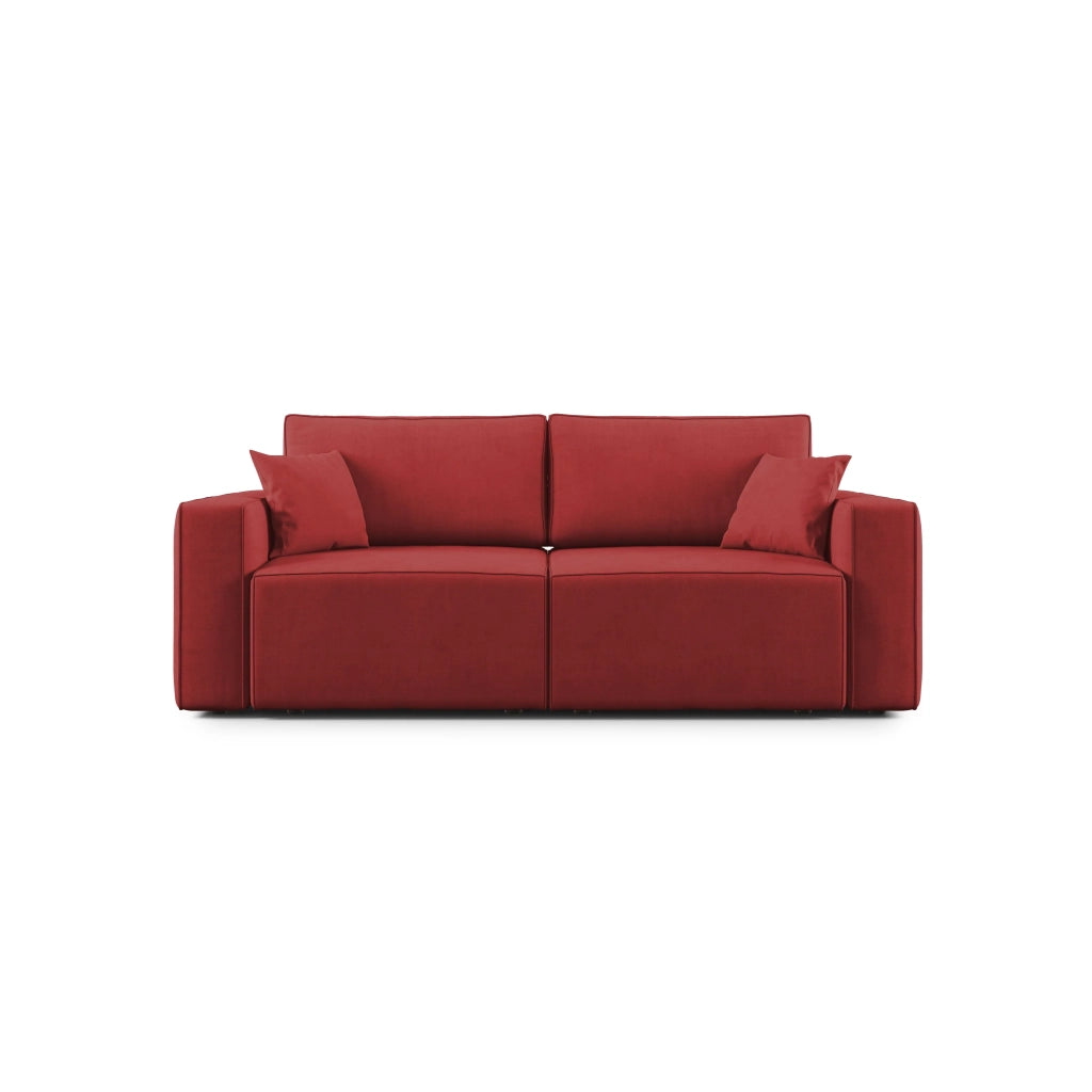 Morfeo Divano in tessuto impermeabile 215 cm rosso