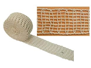 RETE ELASTICA POLIESTERE CRISTAL NET PER ARROSTI- - ø mm.125 maglia a 18 quadri - 50 mt