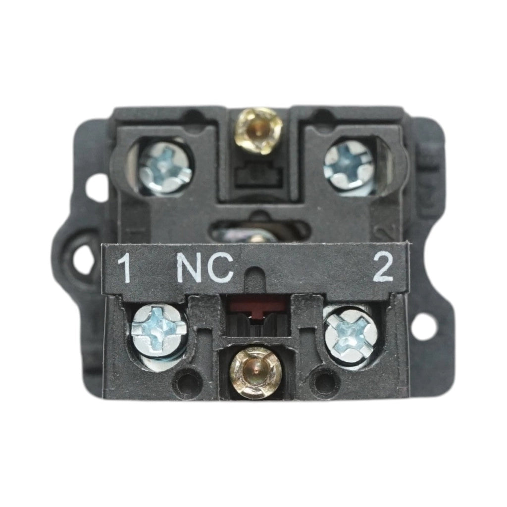 Pulsante indicatore LED rosso con resistenza integrata 1NC, 220V, LAY5 Breckner Germany