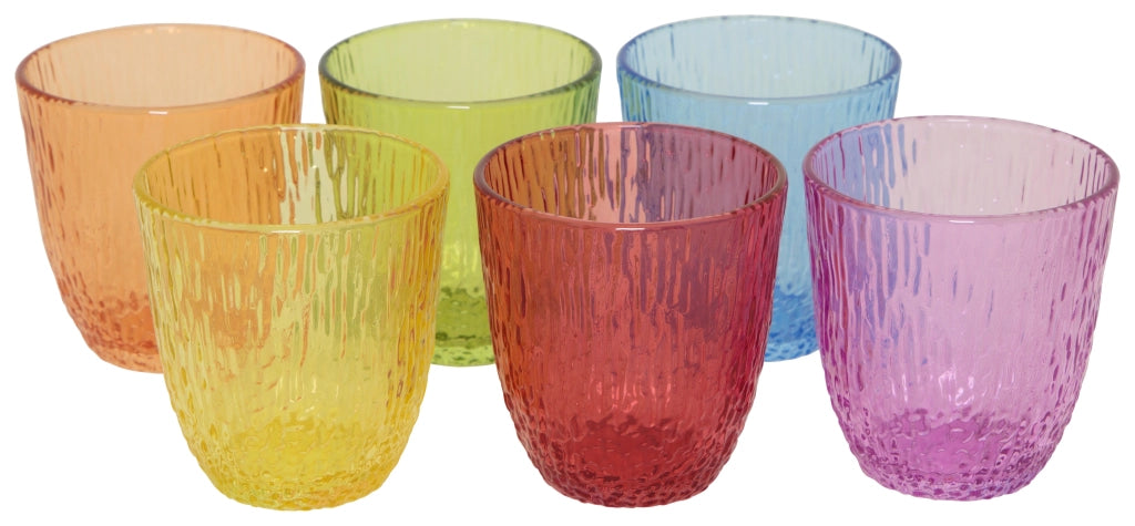 Set 6 Bicchieri Frosty Color Assortiti 30 cc