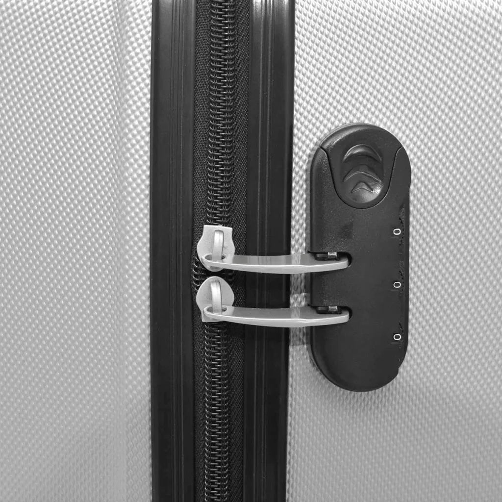 4 pz. Set di Trolley Rigidi Argento CFW9683936