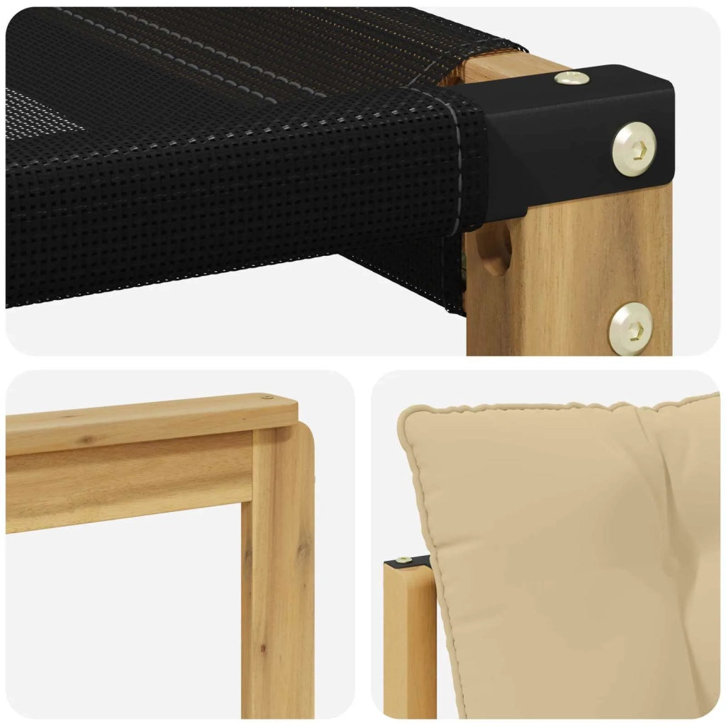 Set di divani da esterno 10 pz Bianco e Beige 3389903