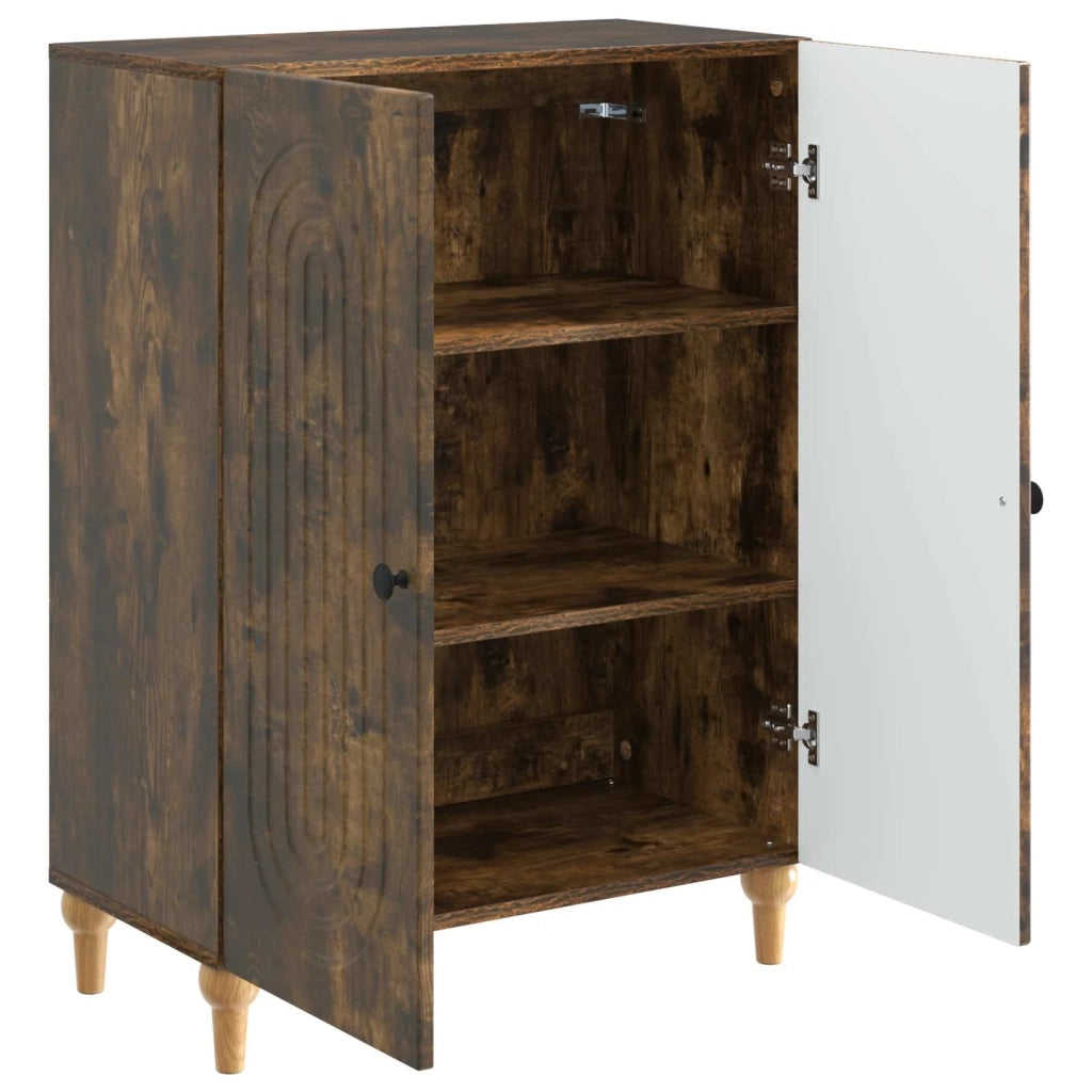 Credenza | Madia | Buffet da pranzo | Armadio da pranzo Rovere Fumo 66 x 34,5 x 90 cm Legno ingegnerizzato