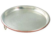 TEGLIA IN RAME STAGNATO PER FARINATA  cm.38x2h.