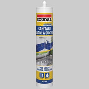 SILICONE ACETICO PER SANITARI SOUDAL ML 300  Ml 300 trasparente     SOUDAL