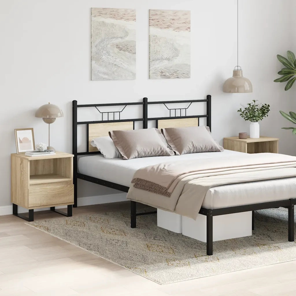 Comodini 2pz-Set di 2 Tavolino da notte Rovere Sonoma 40x35x50 cm in Legno Multistrato 310359