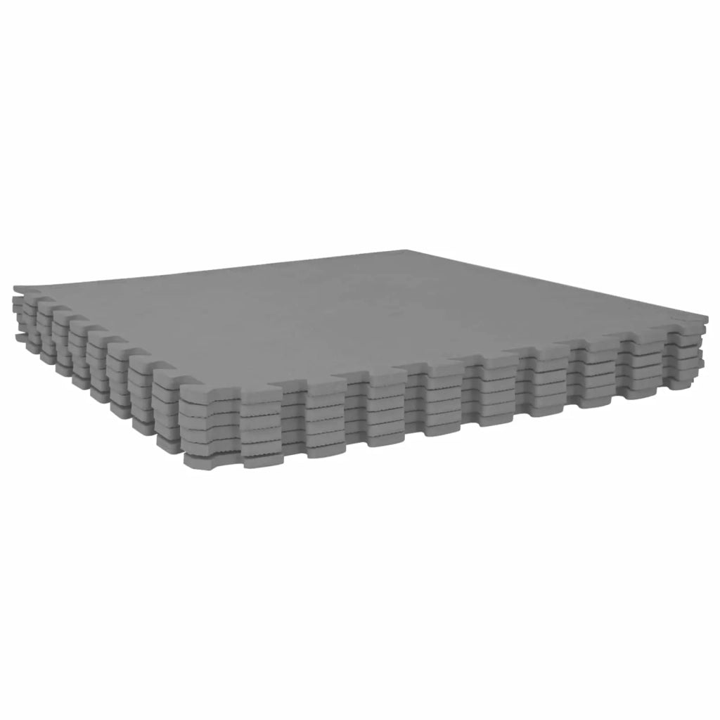 Tappetino per piscina 12 pcs Grigio 4,32 m² Schiuma EVA 3433289