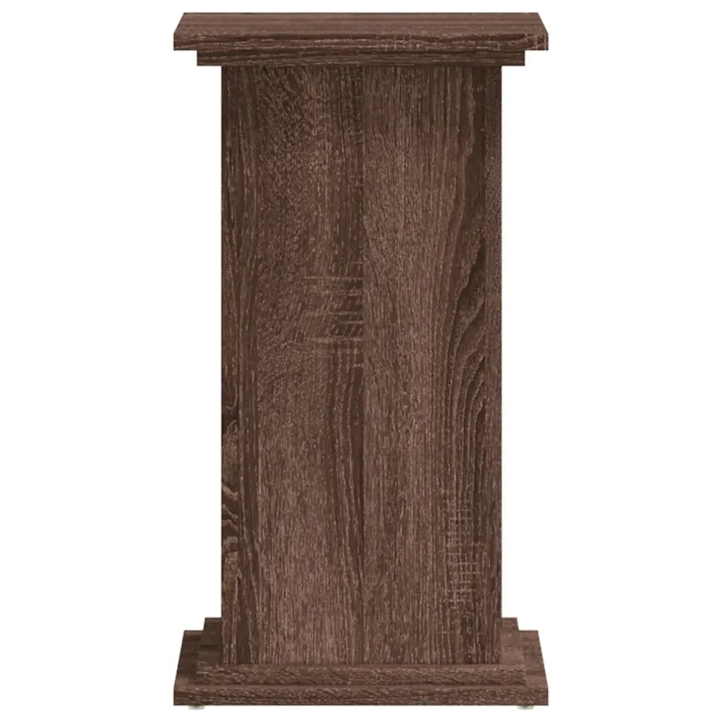 Supporto per piante | Sostegno per piante Rovere Marrone 33x33x60cm Legno Multistrato