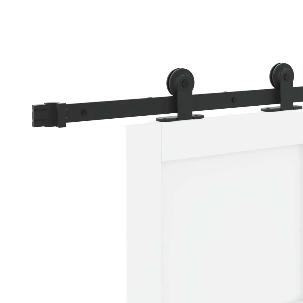 Porta scorrevole Bianco e Nero 83 x 232 cm 3445455