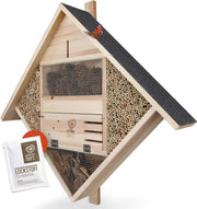 Insectenhotel XXL - Sostenibile e Resistente Insectario per Api, Farfalle e Altri Insetti Utili