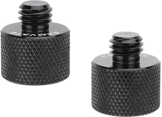 Adattatore a vite da 5/8"-27 a 3/8"-16 per microfoni (2 pezzi)