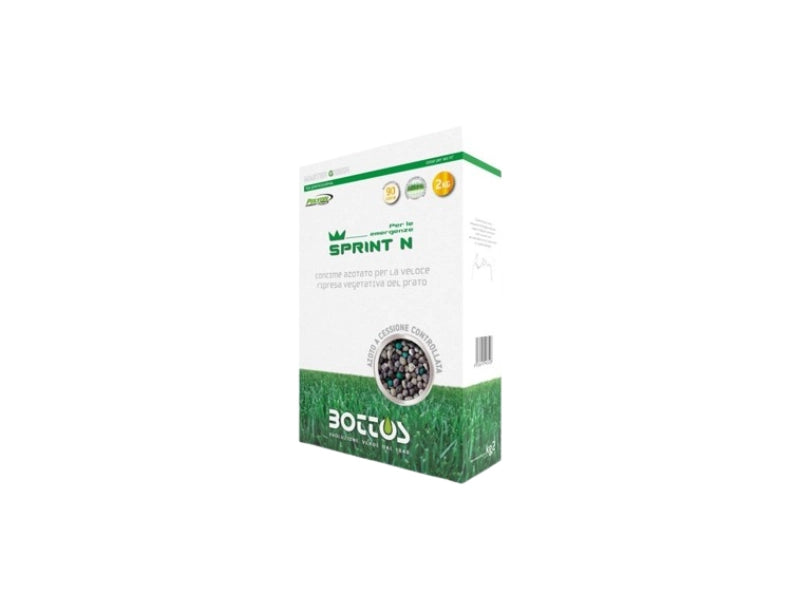 Concime rinverdente Sprint N 2kg o 10kg Bottos NPK 27-0-14 effetto 90 giorni - 2 Kg