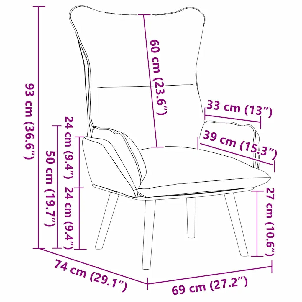 poltrona Talpa 69 x 74 x 93 cm Tessuto e compensato 42001871