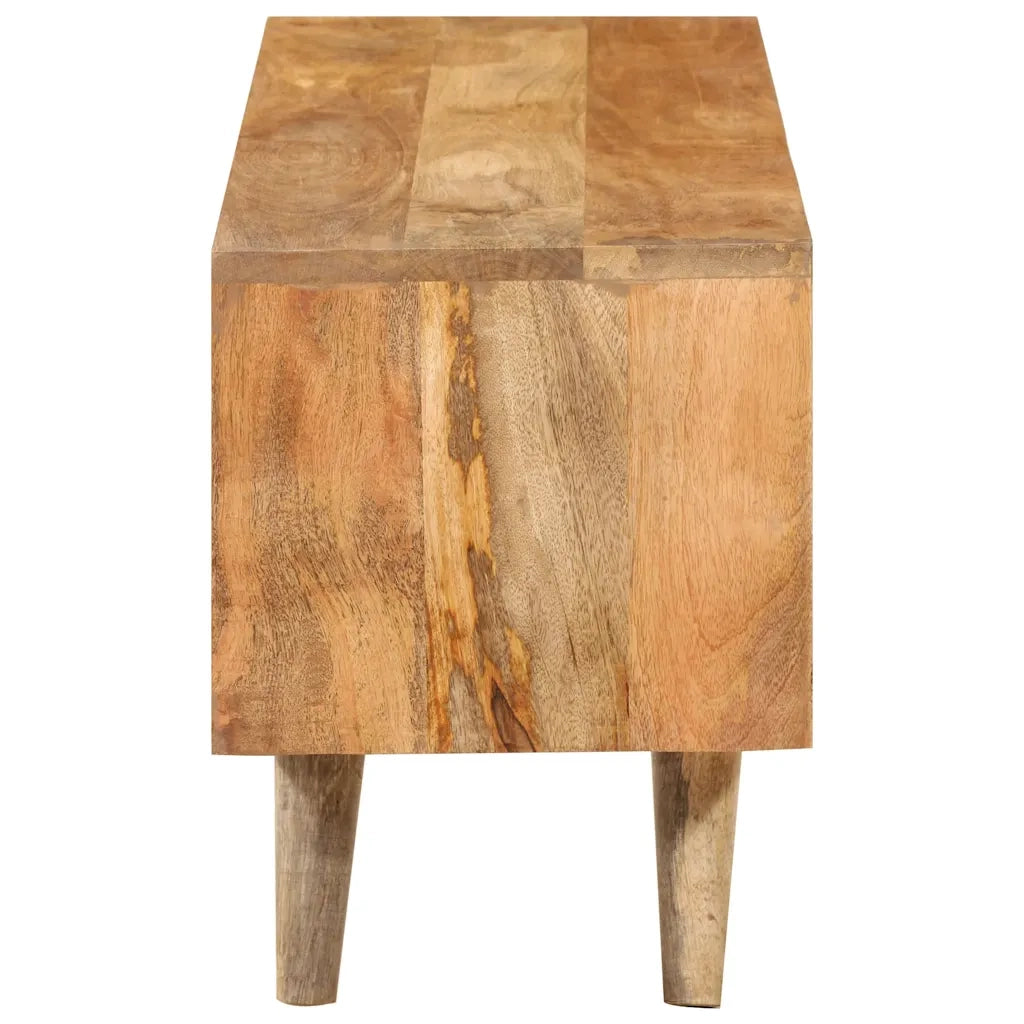 Mobile Porta TV 110x30x41 cm in Legno Massello di Mango 352783