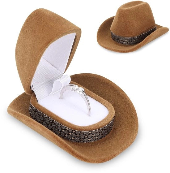 Cassa per gioielli con forma di cappello divertente - Cassa per gioielli portatile - Organizzatore multifunzionale - Cassa per regali - Qualità alta - Cassa per conservazione gioielli