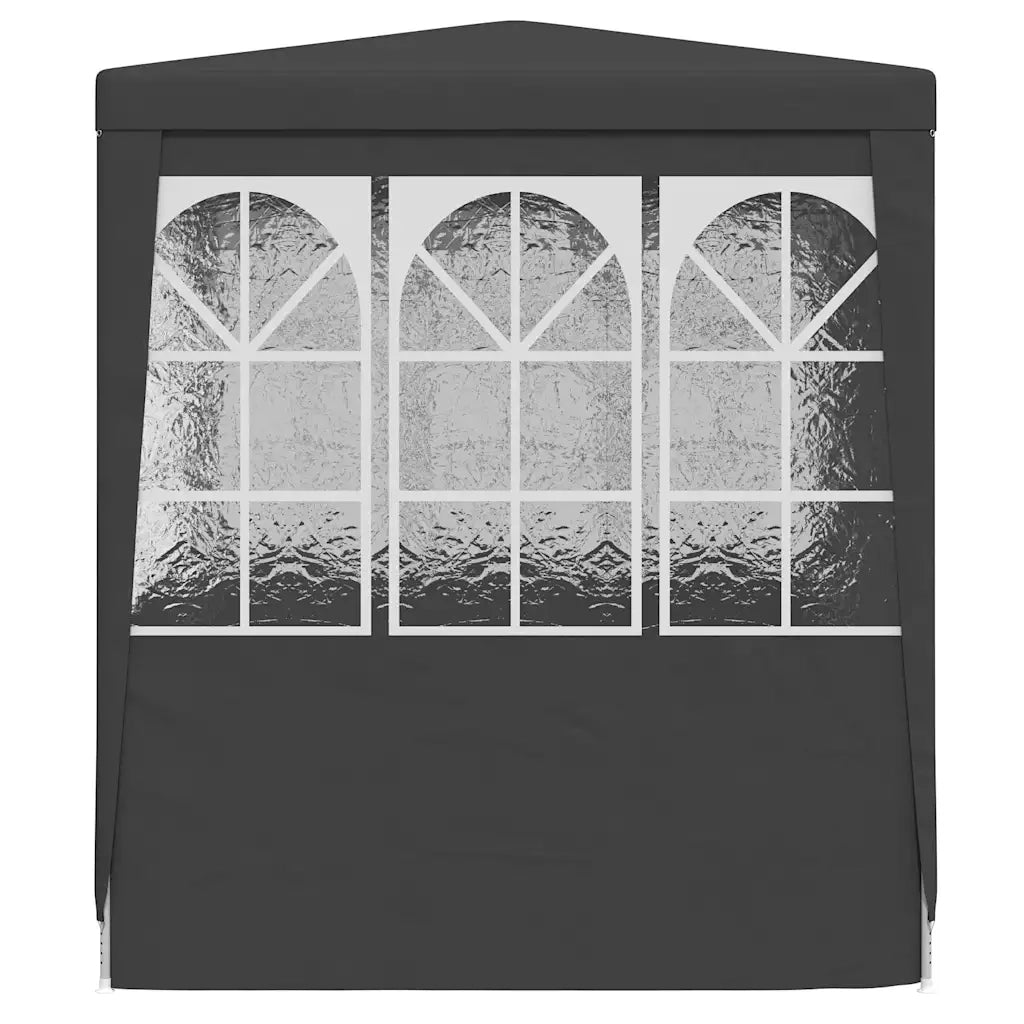 Gazebo | Pergolato Professionale con Pareti 2x2 m Antracite 90 g/m2