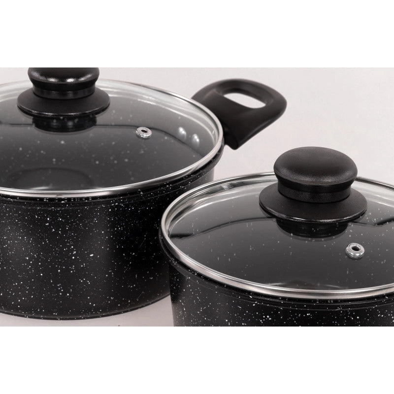 Set di 4 Batteria 6pz Black Iron Carbon Steel