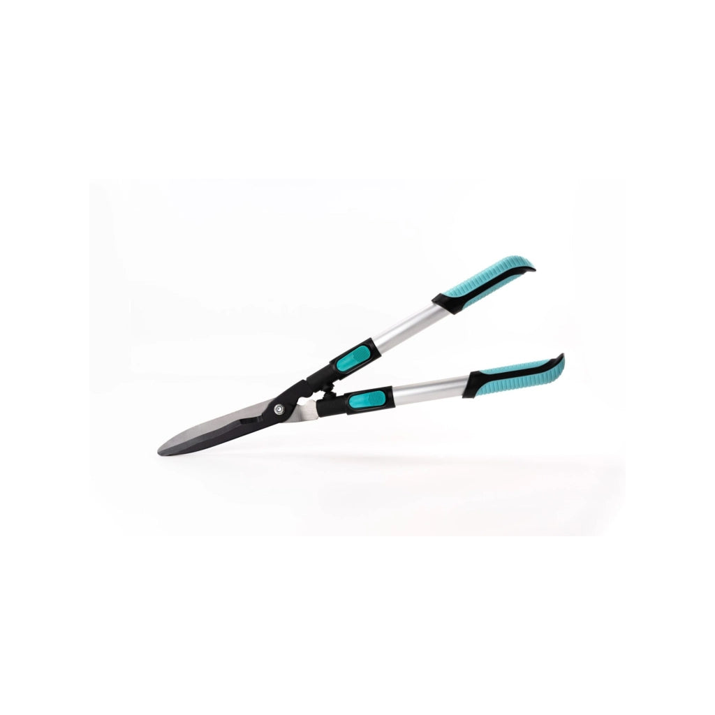 Tagliasiepi con lama ondulata - Suan - Manico telescopico - Dimensioni: 62-80 x 19-25 x 3 cm