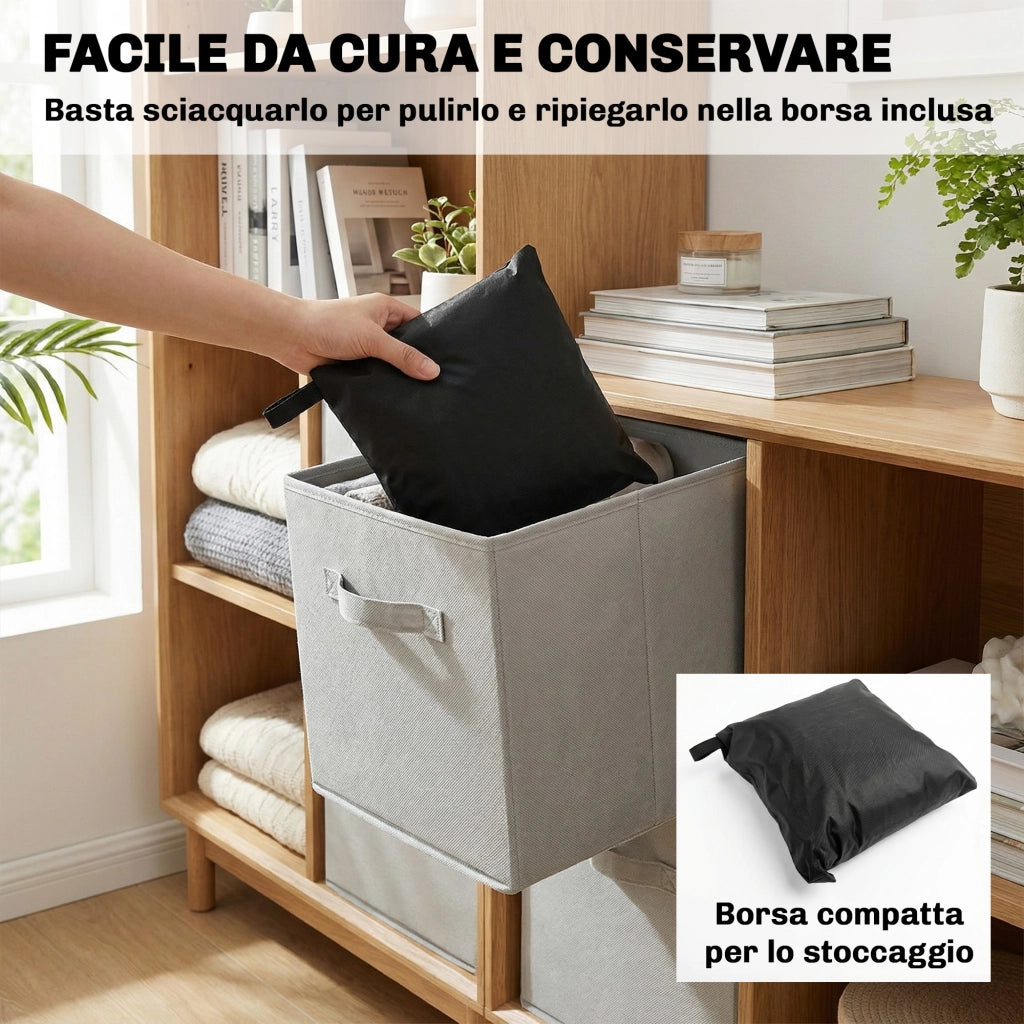 Coperture per Mobili da Giardino 4 Pezzi Impermeabili ¨C Minimal ¨C Nero