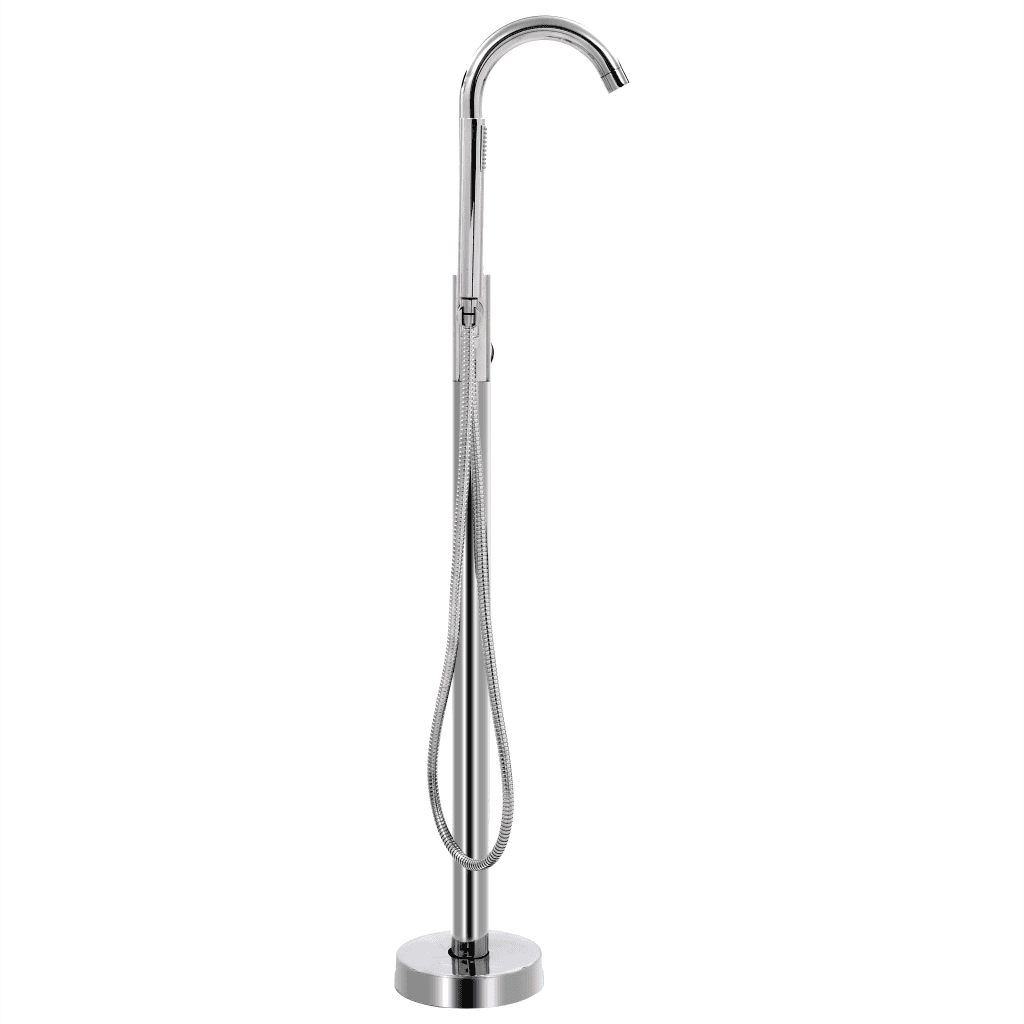 Rubinetteria a Colonna per Vasca da Bagno Acciaio Inox 118,5 cm 145091