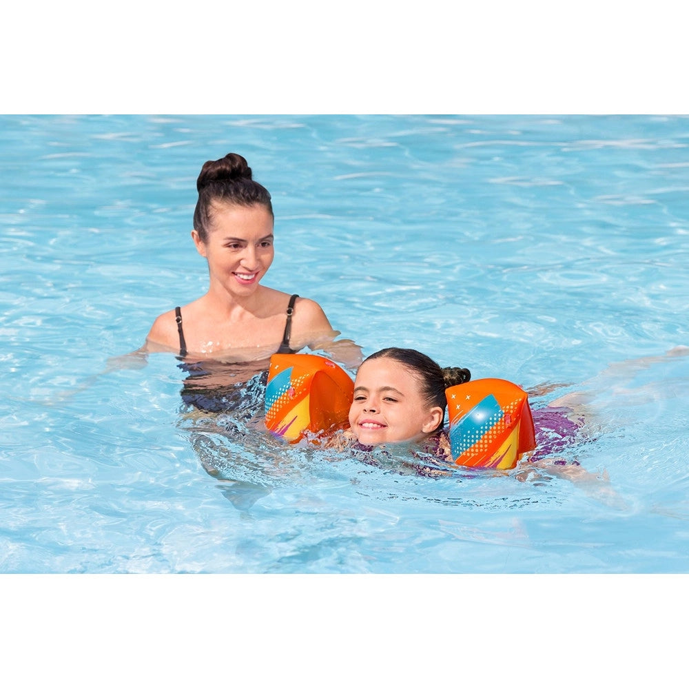 Trade Shop - Braccioli Gonfiabili Per Nuoto Galleggianti 30x15cm Colorify Toughlite Età 5-12 Anni 32274 -
