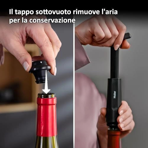 Haier HAWUKIT06 Apribottiglia di vino elettrico Nero