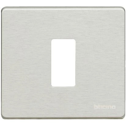 PLACCA MAGIC 1 POSTO ALLUMINIO OXIDAL