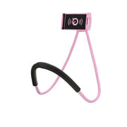 SUPPORTO SMARTPHONE CELLULARE TABLET COLLO TAVOLO ROSA PIEGHEVOLE FLESSIBILE