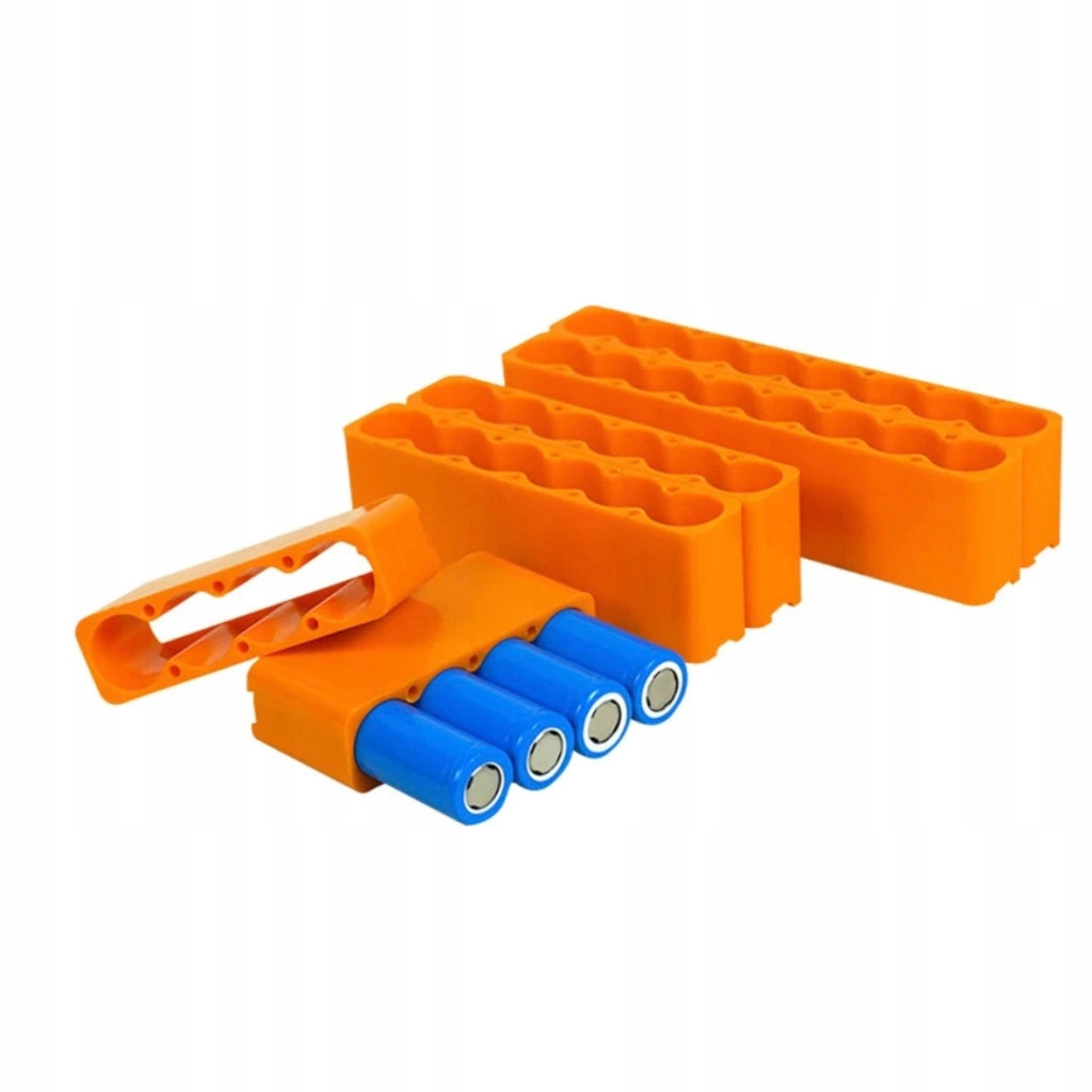 Forma di Saldatura per Batterie a 6 Celle – Struttura Stabile, Spazio per Nastro Nichelato | Dimensioni: 11x2x3,5 cm