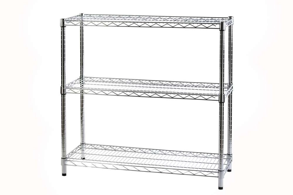 Archimede scaffale metallico scaffale 3 ripiani cm 36 x 91 x h. 90 cucina bagno garage cabina armadio