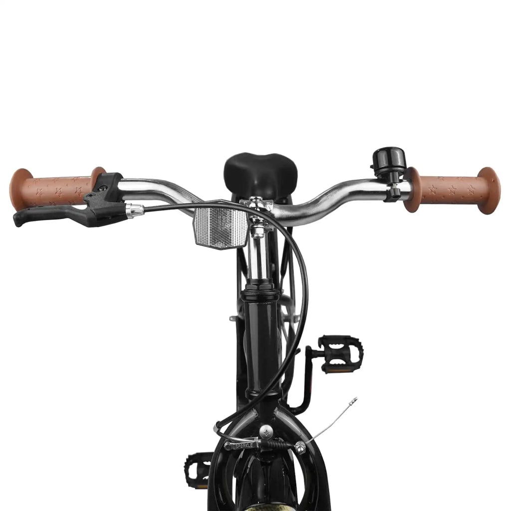 Bicicletta per Bambini 24 Pollici per 8-12 anni Nero 42009488